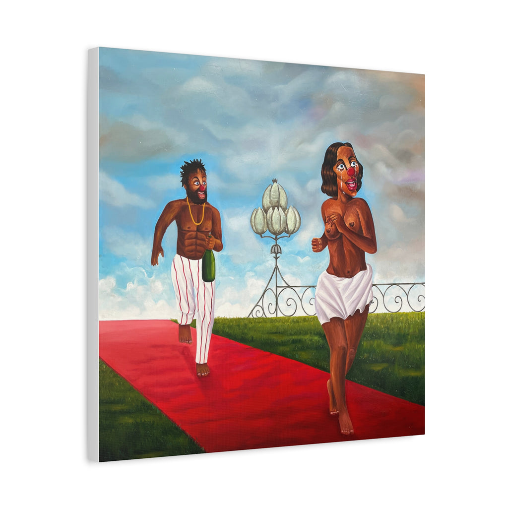 "Stay Woke" Print on Canvas