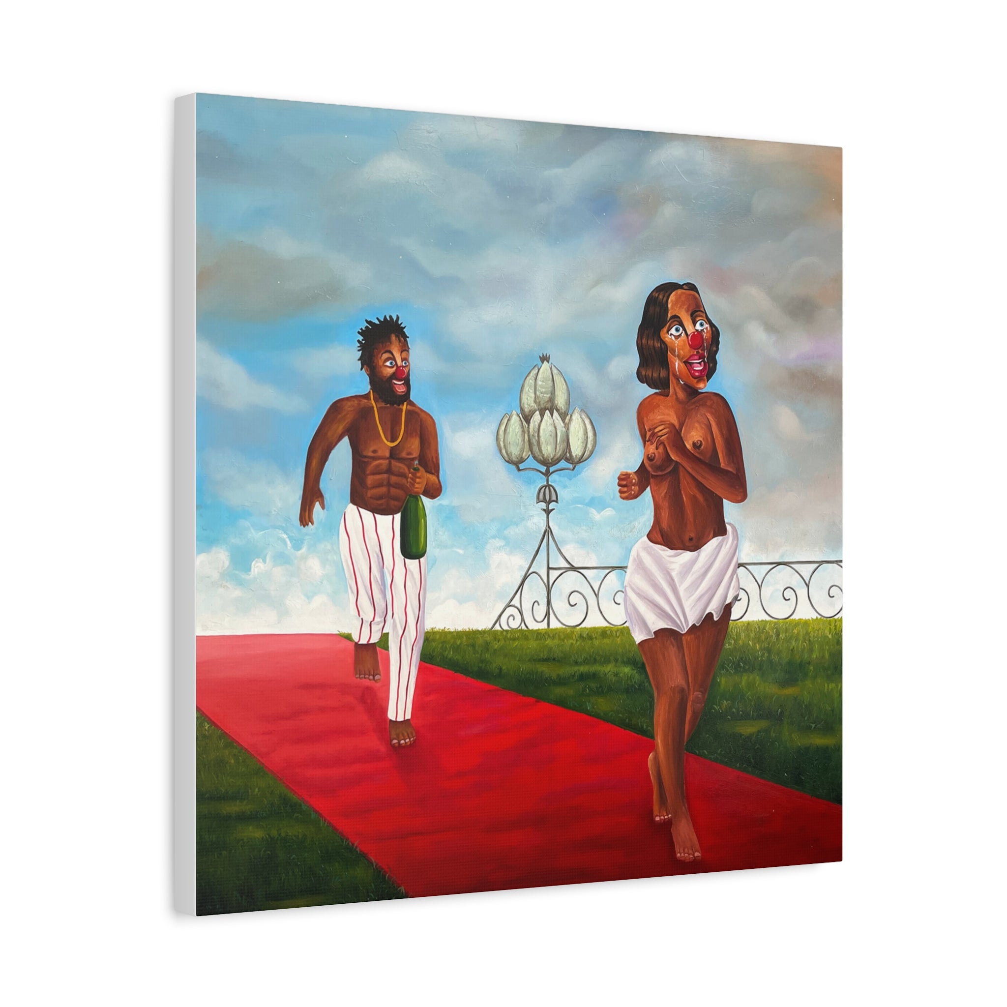 "Stay Woke" Print on Canvas