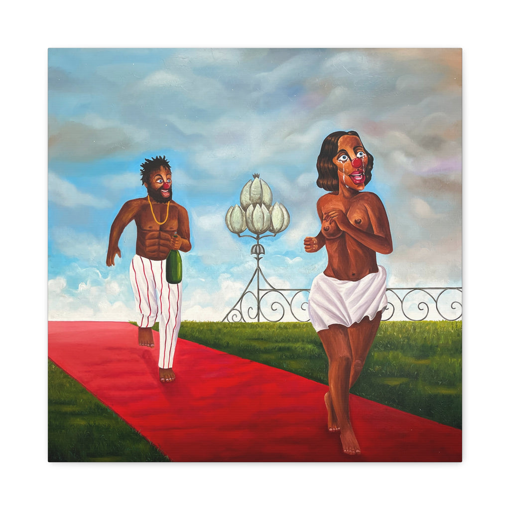 "Stay Woke" Print on Canvas