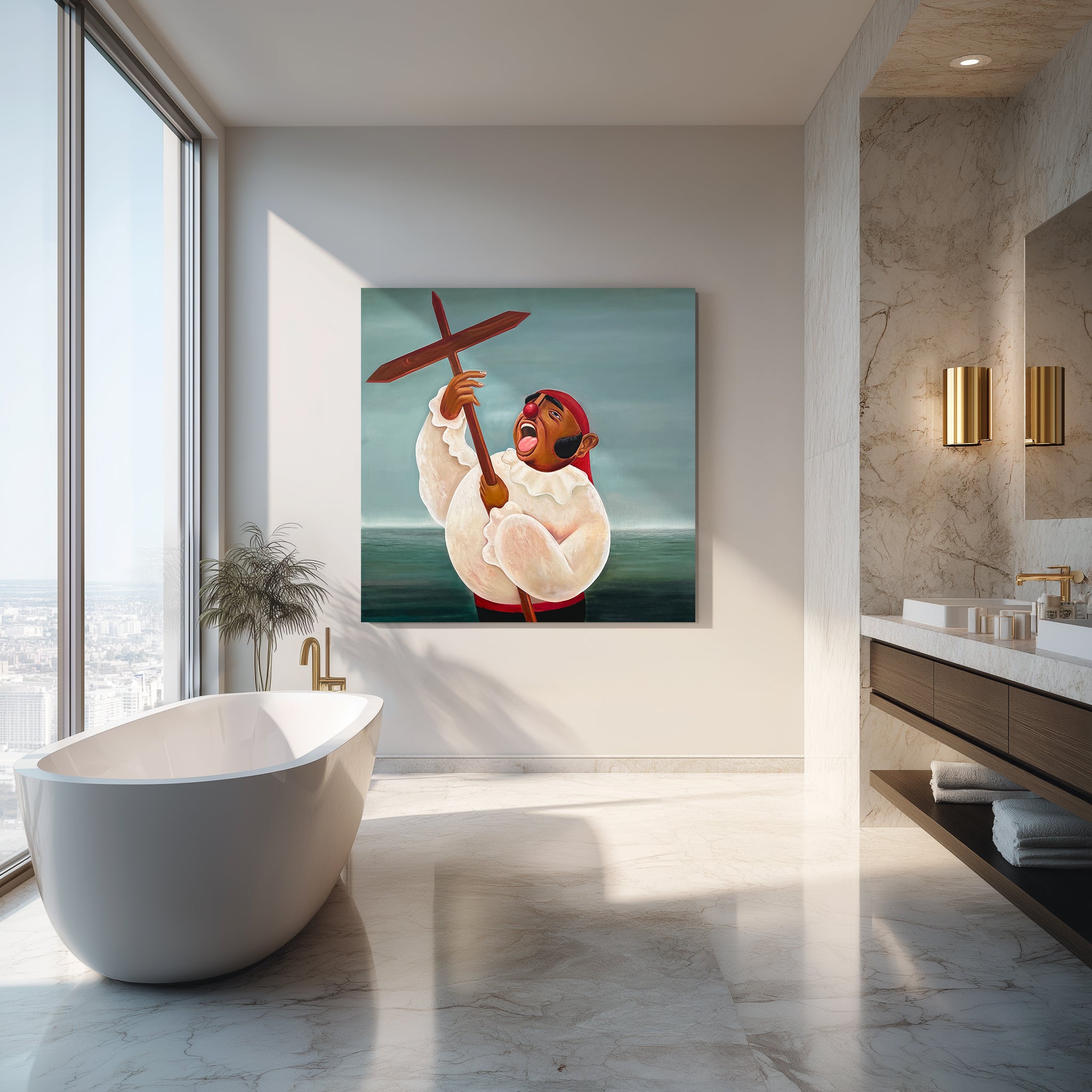 "Don't Abandon Me" Print on Canvas